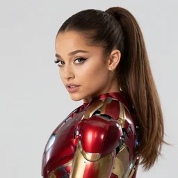 Ariana Grande as Iron Man by Adi Granov