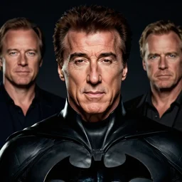 sylvester stallone as the batman | cinematic lighting | award - winning | closeup portrait | by donato giancola and mandy jurgens and charlie bowater | featured on artstation