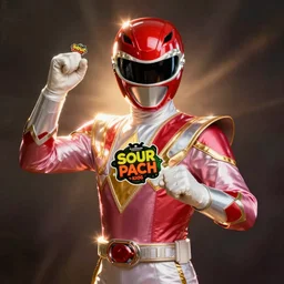 sour patch kids, power rangers!!!!
