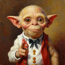 painting of gollum as colonel sanders
