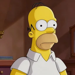 Homer Simson, character model