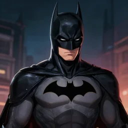 portrait of anime batman, by jessica oyenheart, trending on art station, pixiv top monthly, cinematic, league of legends splash art, anime
