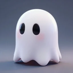 photorealistic pacman ghost, ultra detail