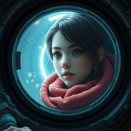 cute girl in cryocapsule in, close up peter mohrbacher, featured on artstation, octane render, cinematic, rugged, intricate, 8 k