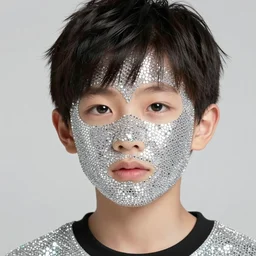 realistic photograph of bling bling boy, bling bling boy in real life, 4k