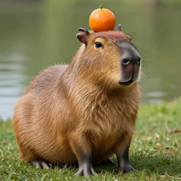 A anthropomorph capybara wearing tukedo, ultra detailed, 8k, by Tomasz Alen Kopera and Tony Sart