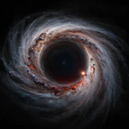 a photo of gargantua black hole