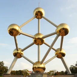 the atomium if it was made of gold