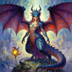 attractive dragon born female assassins of the mystic unity, dmt monster, character design, tales of earthsea, sky witch, colorful, painting by gaston bussiere, craig mullins, j. c. leyendecker, tom of finland