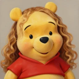winnie the pooh as Beyonce, painting, artstation, detailed