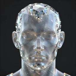 crystal face, superhero, stunning photo, cinematic lighting, perfect composition, 8K, ultra-detailed , artstation, Octane render, Unreal Engine, highly detailed