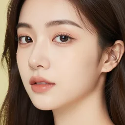 “ a beautyfull woman face of lemon”