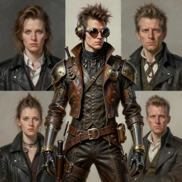 steam punk luther, contemporary collage, highly detailed, digital painting, 4 k, hdr, punk, fashion, smooth, sharp focus, art by nick knight, sandra chevrier and john hoyland