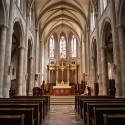 matue in a church