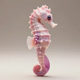 seahorse, agnes cecile, beautiful, soft, smooth cfg = 3
