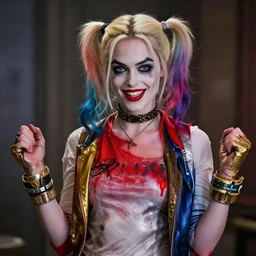 Gal Gadot as Harley Quinn, Cinematography by Roger Deakins, 4k