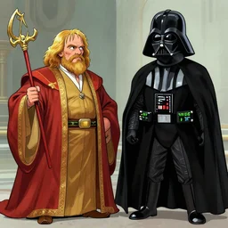1 9 2 0 s political cartoon featuring emperor palpatine and darth vader
