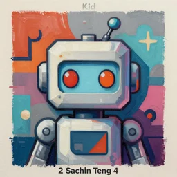 Kid Robot profile picture by Sachin Teng, asymmetrical, Organic Painting , Matte Painting,  geometric shapes, hard edges, graffiti, street art:2 by Sachin Teng:4