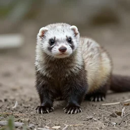 Ferret Pogging, 4k, Realistic,