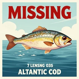 missing altantic cod poster