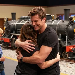 I met a sultry diorama in real life when he was finishing up at the Lauderdale steam train and he was mega nice. He was super nice to all the hotel workers and the fans. He even remembered my and Arthis names (from the last time we saw him since we're super fans). He gave both of us big hugs scene from a tv show 55mm