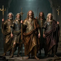 genealogy of fake gods, franz vohwinkel, 8 k resolution, dramatic lighting, cinematic, detailed