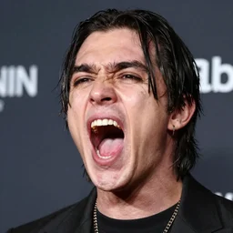 Screaming Trent Reznor, singer songwriter NIN, ultrafine detail, associated press photo, masterpiece