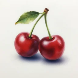 airbrush boardwalk style cherries