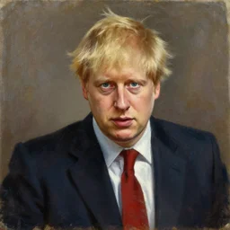 boris johnson as c 3 - p 0, detailed painting, epic lighting, by ilya repin, phil hale and kent williams