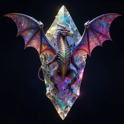 A psychedelic draconic shard nycaloth  , vibrant color scheme, highly detailed, in the style of romanticism, cinematic, artstation, Moebius, Greg rutkowski