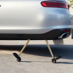 car with legs walking