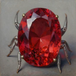 infinitely detailed oil painting ¥¥¥¥ museum - quality! separated crimson gem otherworldly articulation of detailed bimechanical oil dispersion settings. oil painting ¥¥¥¥ museum - quality!!