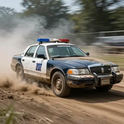 action photography, award winning photo of an ultra detailed intricate muddy vintage lincoln police cars on smoke speeding very fast on mud, dirt and dust, fast shutter speed, motion blur, tiny gaussian blur, highly detailed, highly intricate, depth of field, national geographic
