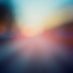 experimental random image, colorful, very faded, grainy, very blurry, expired film, asymmetrical