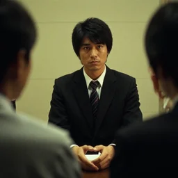 a film still from audition ( 1 9 9 9, by takashi miike )