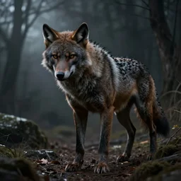 werewolf, realistic, horror, dramatic lighting,