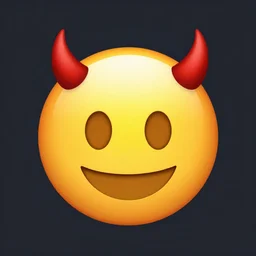 devil emoji clipart design