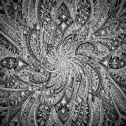 fractal - patterned crystal face