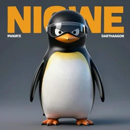 ninja penguin high - end magazine photoshoot