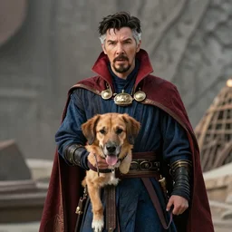 film still of a Dog as Doctor Strange in Avengers Endgame, 4k