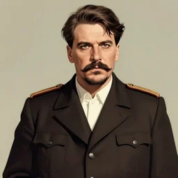 Gigachad Stalin, hd 4k digital art,