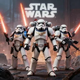 star wars stormtroopers in warhammer total war, ue 5, ue 6, unreal engine 5, cinematic 4 k wallpaper, 8 k, ultra detailed, by popular digital artist, beautiful image, resolution, artstation