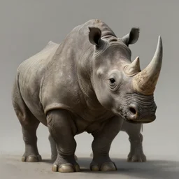 a anthropomorphic rhinoceros warrior, diffuse lighting, fantasy, intricate, elegant, highly detailed, lifelike, photorealistic, digital painting, artstation, illustration, concept art, smooth, sharp focus, naturalism, trending on byron's - muse and national - geographic, by greg rutkowski and greg staples