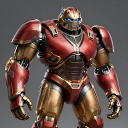 hulkbuster armor, global illumination ray tracing hdr fanart arstation concept art, matte, by anton fadeev by beeple and thomas kinkade 4 k, trending on artstation