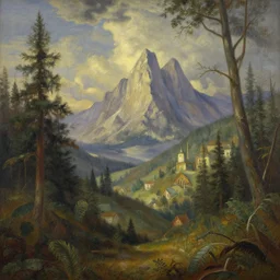 highly detailed surrealist painting by albert bierstadt, visionary art by yvonne mcgillivray by mandy jurgens by michael divine
