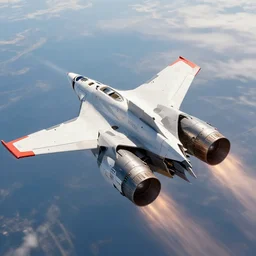 jet mech with pair of rocket jets, hyperspeed