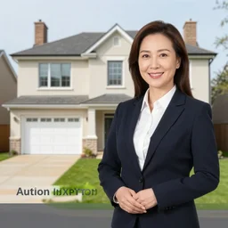an estate agent photo of a property at auction