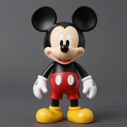 mickey mouse stop motion vinyl action figure, plastic, toy