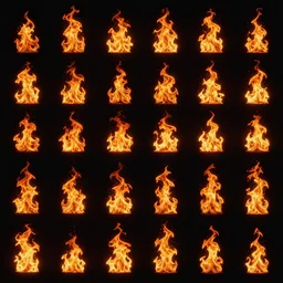 sprite sheet for fire