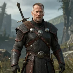 screenshot of Bruce Willis as a jarl in Skyrim